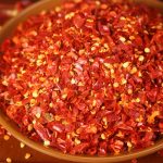 Erjingtiao coarse chili flakes in close-up