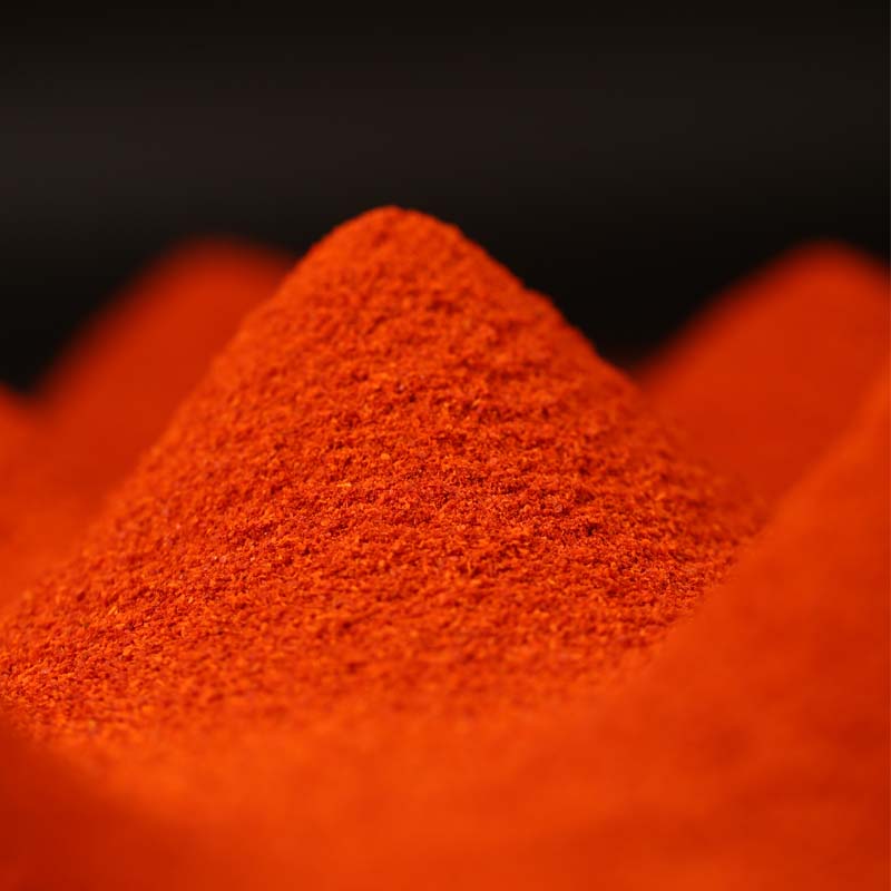 Huaxi fine-ground chili powder in close-up